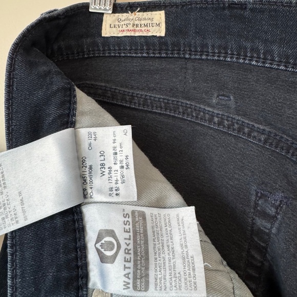 Levi's Premium 511 SLIM FIT MEN'S JEANS - Picture 6 of 10